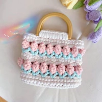 Omeshadow White Powder Sky Blue Material Bag Сумка