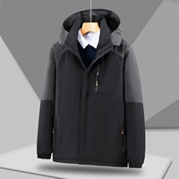 【988 Хлопковое пальто мужская модель】 черная