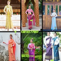 Этническая одежда, костюм, Таиланд, из Малайзии, длинный рукав