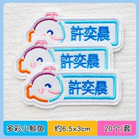 Красочная вышивка [модель кита] 20