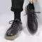 Giày nam đầu bếp toàn màu đen giày thể thao mùa xuân chống trượt và chống dầu giày da thông thường không thấm nước giày bảo hiểm lao động nam giày hợp thời trang 