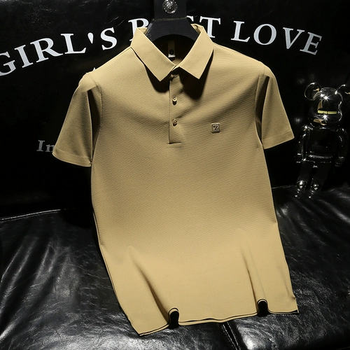 Домашняя ежедневная пошива говядины ~ издание!Деловая повседневная лацкал Slim Color Короткий -Коротко -насыщенная рубашка Polo Man