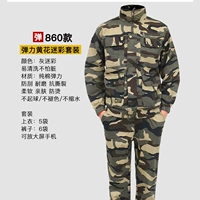 Камуфляж желтый цветок 860 брюки 4 кармана