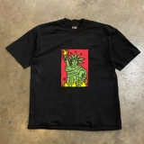 Мужская футболка с короткими рукавами Goddess of the Torch, свободный уличный стиль, модный дизайн, универсальный топ для женщин