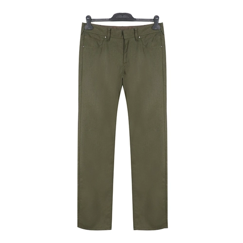 Весенние зеленые модные универсальные повседневные брюки, свободный прямой крой