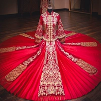 Традиционный свадебный наряд Сюхэ, свадебное платье, вечернее платье, 2019