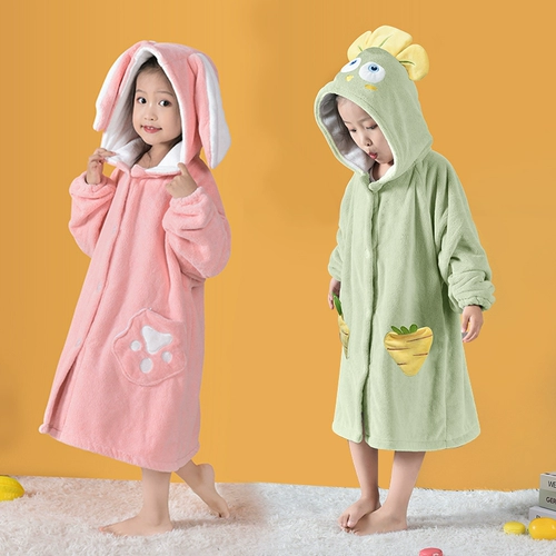 Детское банное полотенце, плащ, мультяшный милый банный халат, подходит для подростков, коллекция 2023