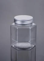 Прозрачная пластиковая бутылка, 500г, 360 мл