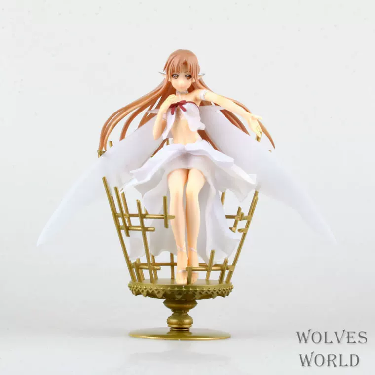 [刀剑神域  ALO 鸟笼 亚丝娜 明日奈 妖精之舞 手办摆件模型]