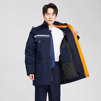 128 тибетская голубая хлопчатобумажная куртка