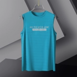 Шелковый летний жилет, тонкая спортивная трендовая футболка без рукавов для спортзала, свободный крой