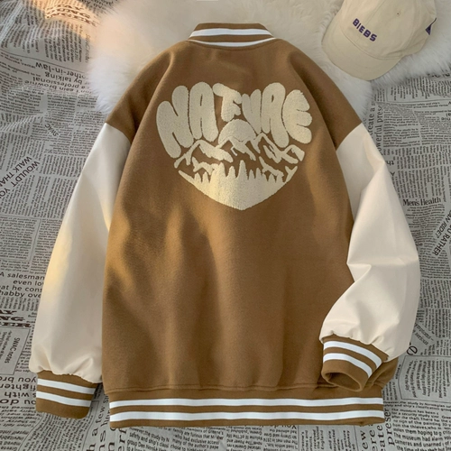 Мужская осенняя куртка, бейсбольная демисезонная форма для школьников, в американском стиле, коллекция 2022, оверсайз