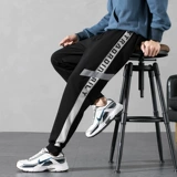 Мужские штаны, трендовые осенние универсальные спортивные повседневные брюки, в корейском стиле, коллекция 2021, свободный крой