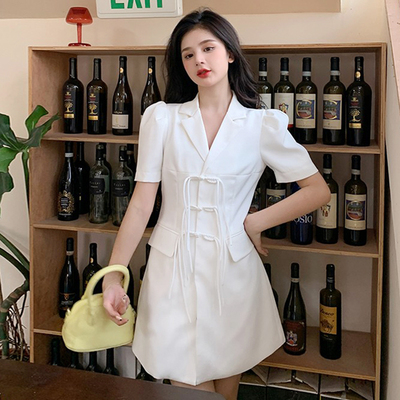 taobao agent Fitted mini-skirt, dress, brace, classic suit jacket, sexy skirt, plus size