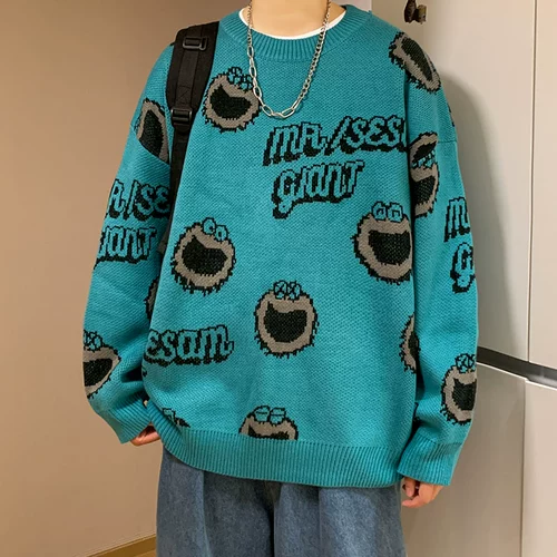 Tide, мужской осенний трикотажный свитер, изысканный стиль, подходит для подростков, в американском стиле