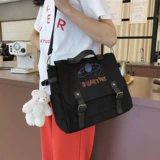 Брендовый японский вместительный и большой шоппер, универсальная свежая сумка на одно плечо, в корейском стиле