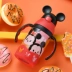 Disney trẻ em cốc nước em bé sippy cốc mùa hè trẻ sơ sinh học cốc hoạt hình chống rơi ấm đun nước uống - Tách