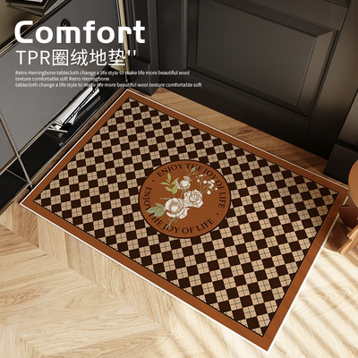 taobao agent American -style home door pads into the door retro foot cushion door Gate high -level sensory carpet entry home outdoor door pad