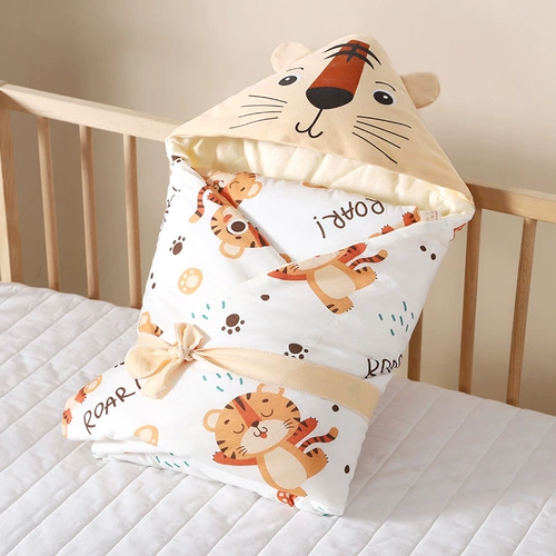 Детское хлопковое одеяло для новорожденных для выхода на улицу, 10 мес.