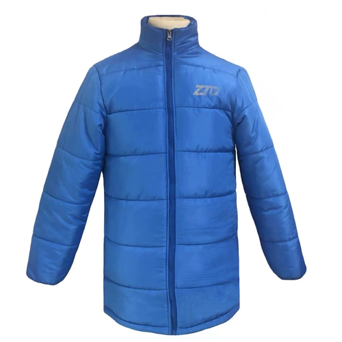 Синий зимний пуховик для работы, куртка, удерживающий тепло плащ, большой размер, увеличенная толщина