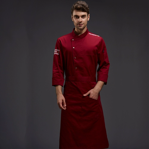 Catering Chef Work Одежда с длинными рукавами мужчина и женщины зимний высококачественный западный ресторан отель кухня шеф-повар