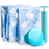 Синий цветочный пресс