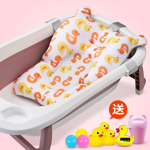 Детская универсальная ванна, детский коврик для ванной с сидением для новорожденных