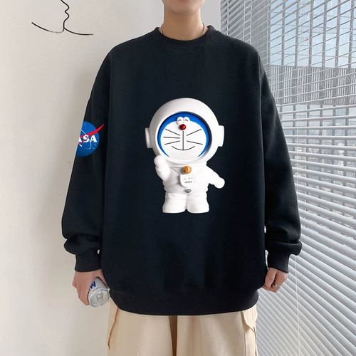 Трехмерная осенняя толстовка, мультяшный лонгслив для школьников и студентов, 3D