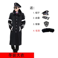 Y88037 Черное пальто имеет волосатый воротник с аксессуарами с большой кратой шляпы