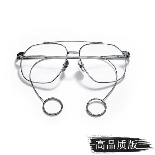 Дириба Чэнь Вейтинг Менсиус Менг Зикун, те же самые плоские очки, создавая женские серьги с большими коробками солнцезащитные очки для мужчин