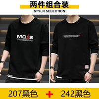 (Длинное рукав) 207 черный +242 черный