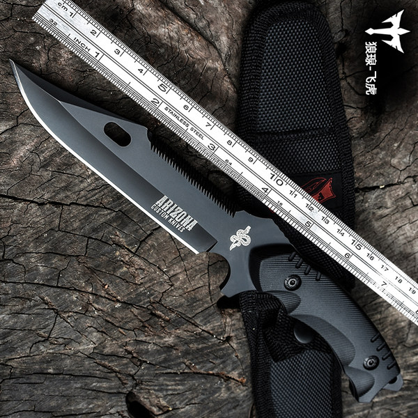 [六] возраст [店 ] инструмент [ 防身 冷兵器] портативный нож [狼瑔] нож геометрия [刀]