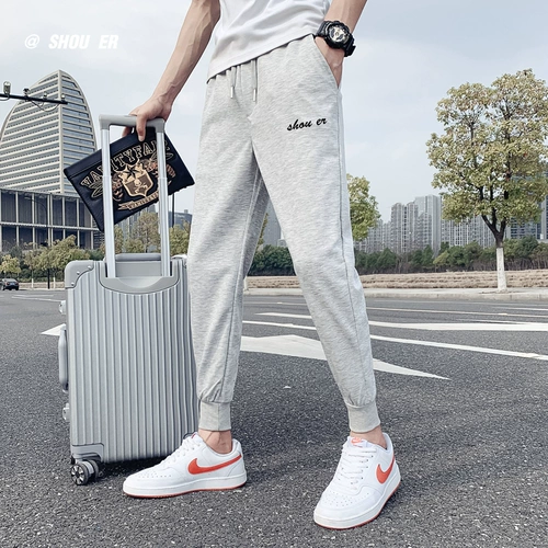 Демисезонные трендовые штаны, универсальные джинсы с начесом, в корейском стиле, оверсайз