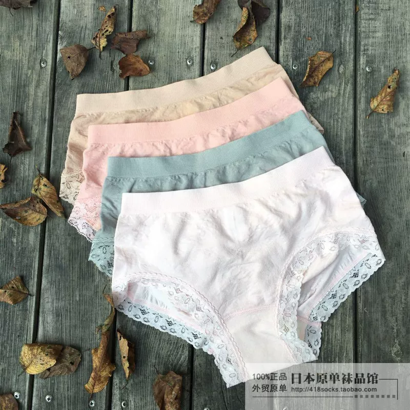 Pants, lace underwear, cotton thin shorts, high waist