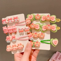 19#мороженое розовый кролик+зеленый лук кролик 14 комплектов