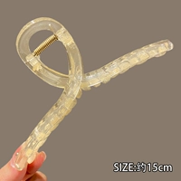 Большая заколка-крабик, 15см