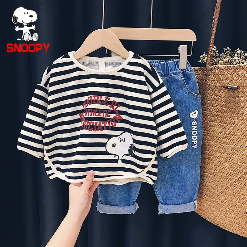 Nuby, Snoopy, autumn children's sweatshirt for men and women, set, 2023 collection