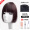 Liu Hai style dark brown+pointed tail comb care solution