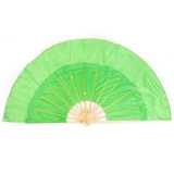 8 -INCH Real Silk Rongchang Fan Dancing Special's Special Dance Gangbang Yunnan Yunnan Flower Drum Fan Практика фаната Xiahong Fan