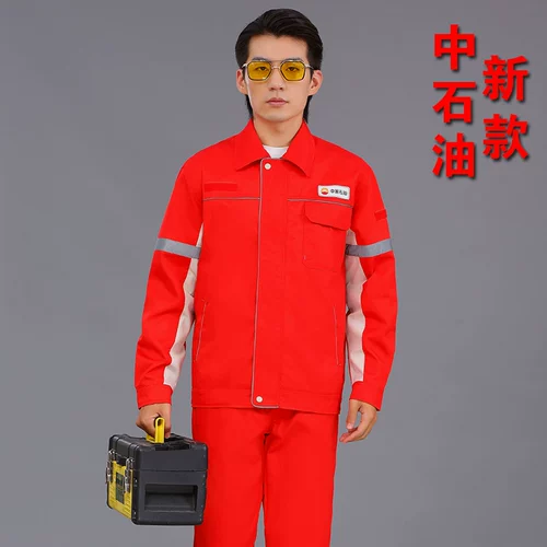 Осенний антистатический комбинезон, комплект, китайский стиль