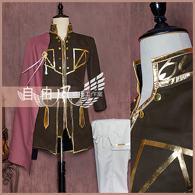 taobao agent [Free Wind] Akashi Baixueji COS service Obi Men's Anime Game Game