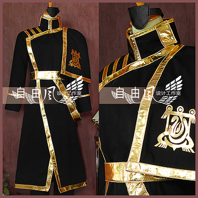 taobao agent [Free Wind] Phantom partner cos service black lily uniform cosplay service customization