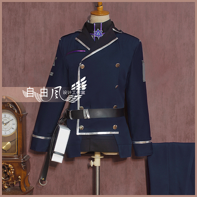 taobao agent [Free Wind] Rainbow Club COS service long -tailed virtual anime game men's clothing