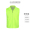 Single layer fluorescent green vest
