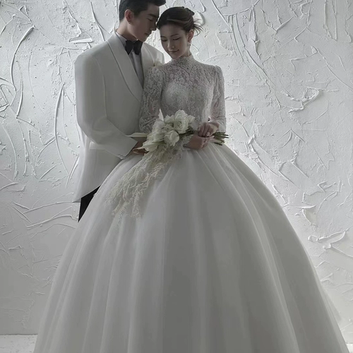 Фотостудия, новая тематическая одежда, дорожная фотография, свет и тень, элитная свадебная фотография знаменитостей, кружевное белое платье