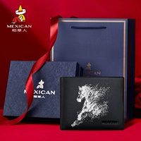 182008 Black [Horse to Success] -c Custom Gift Box+подарочная сумка