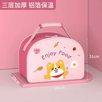 Розовая термосумка