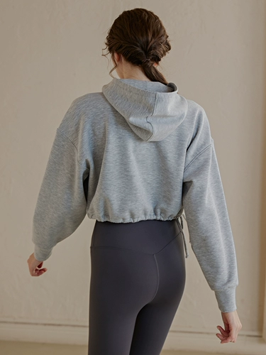 Осенняя толстовка с капюшоном для спортзала, спортивный лонгслив, короткий комплект для тренировок, для бега, свободный крой