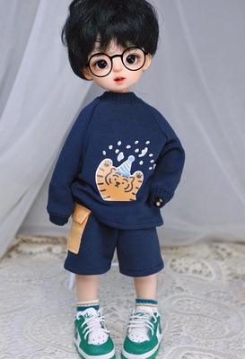 taobao agent Water Doll Bjd 6 -point baby clothing small brain tiger suit new free shipping