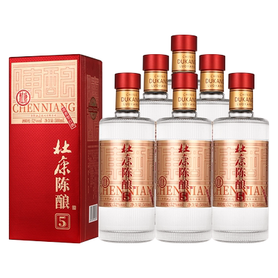 杜康陈酿5浓香型白酒52度500mL